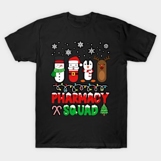 Christmas Pills Pharmacy Squad Pharmacist Tech T-Shirt